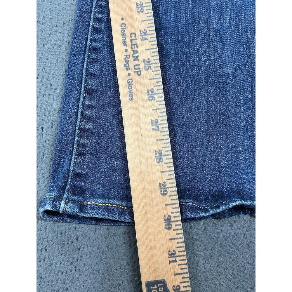 Levi's 726 Flare Jeans Womens 31 Blue Medium Wash High Rise Stretch Denim - Picture 3 of 11